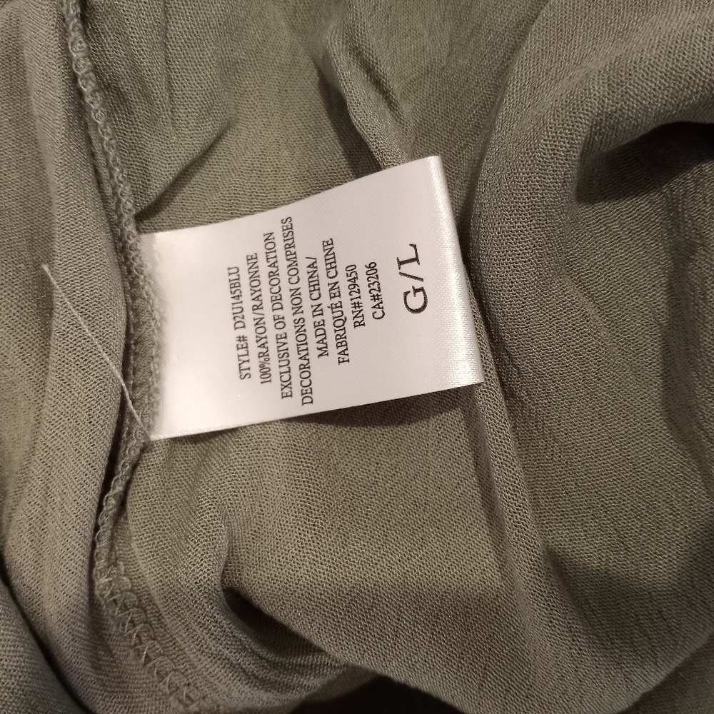 Brina & Em boho style green peasant top - Picture 8 of 8